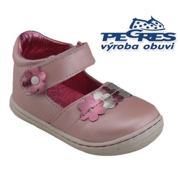 Detská obuv Pegres 1102 svetlo ružová