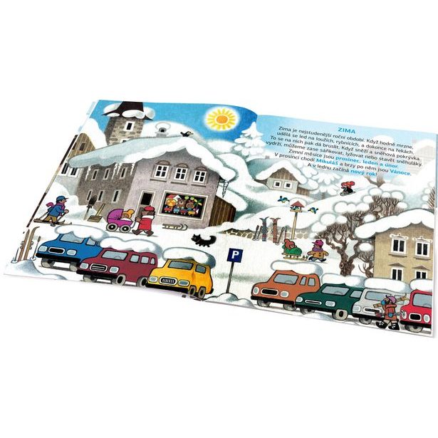 KRTEK a ZIMA ─ Kniha samolepek