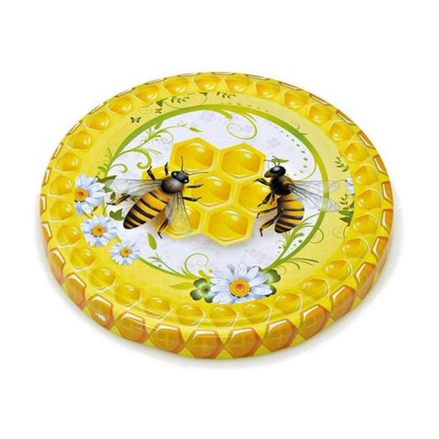 víčko TWIST 82-10ks MED M-01, 2včelky na plástu