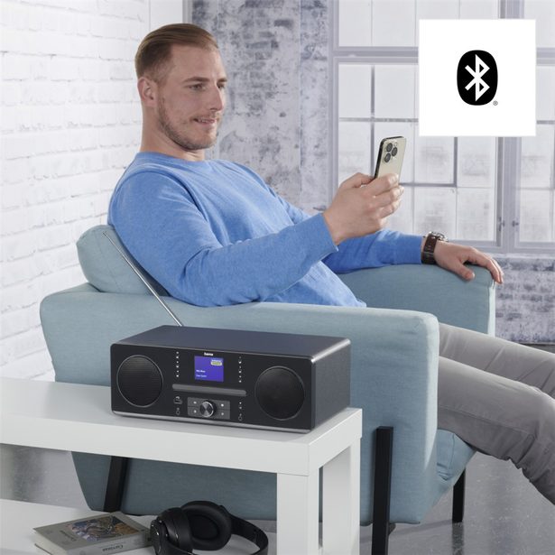Hama digitální rádio DR1560CBT DAB/DAB+/FM/CD/Bluetooth/Rx