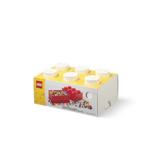 LEGO úložný box 6 - bílá