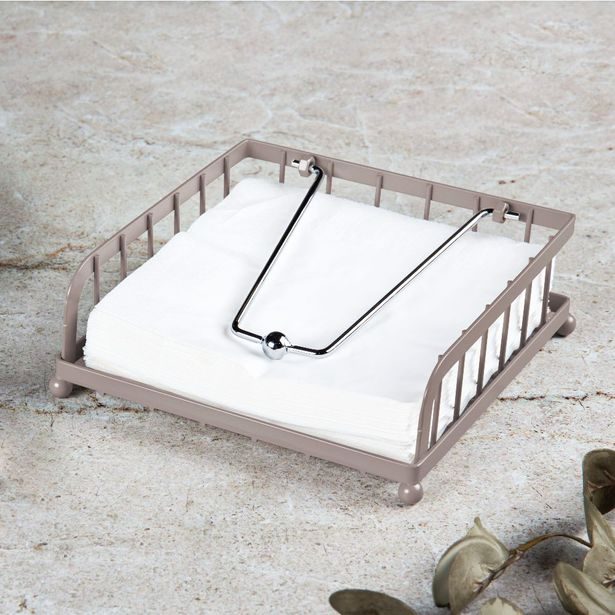 BERLINGERHAUS Držák na ubrousky Taupe Collection BH-8592