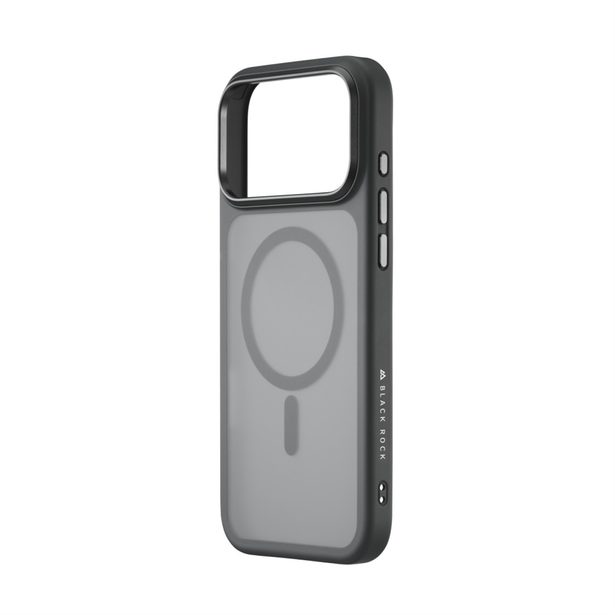 Black Rock Hybrid Case, kryt pro Apple iPhone 17 Pro Max, magnetický, matný, poloprůhledný černý