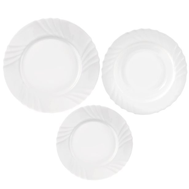 Jídelní sada LUNA vlnky 18 dílů