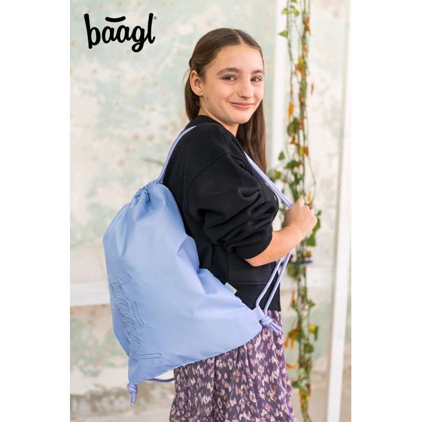 BAAGL SET 5 Skate Lilac: batoh, penál, sáček, ledvinka, obal na notebook