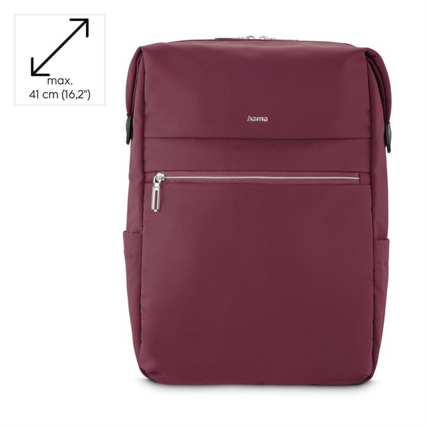 Hama Ultimate, batoh na notebook do 16,2" (41 cm), červený