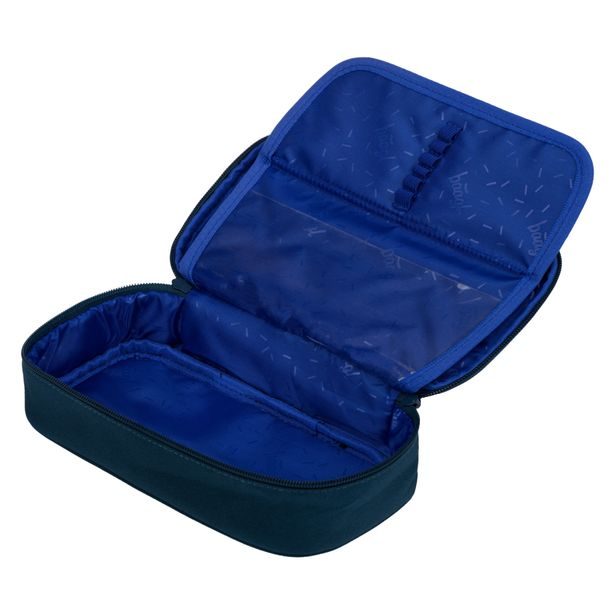 BAAGL SET 5 Core Logo modrý: batoh, penál, sáček, ledvinka, obal na notebook GRS