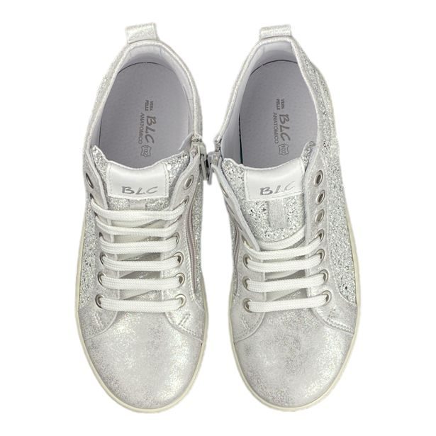 Dětské kožené boty Balocchi Spring ARGENTO