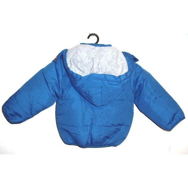 Zimní bunda s rukavicemi modrá