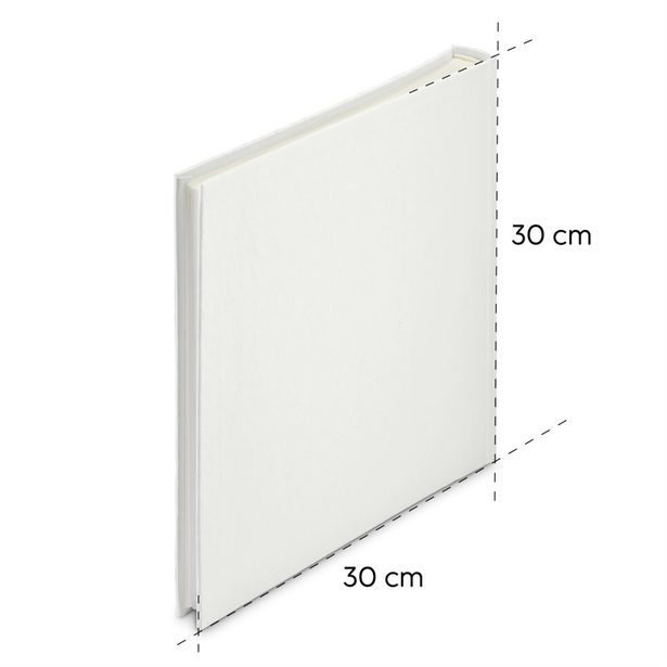 Hama album klasické WRINKLED 30x30 cm, 80 stran, bílá