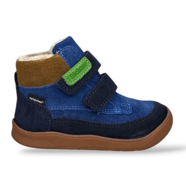 Chlapecké celokožené barefoot boty Richter s membránou