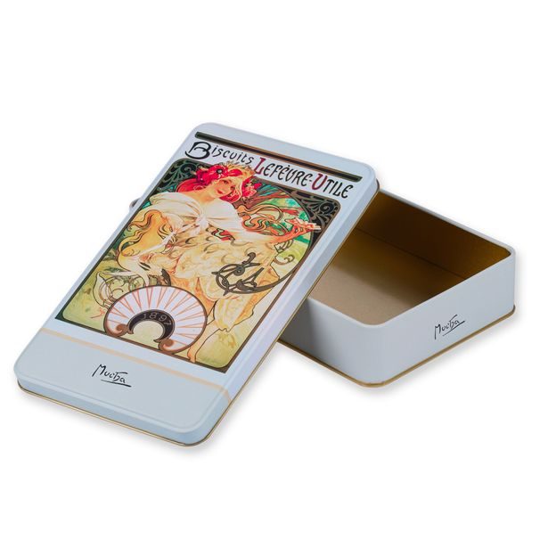 Plechová dóza Alfons Mucha - Ivy, 24 × 14 × 4 cm