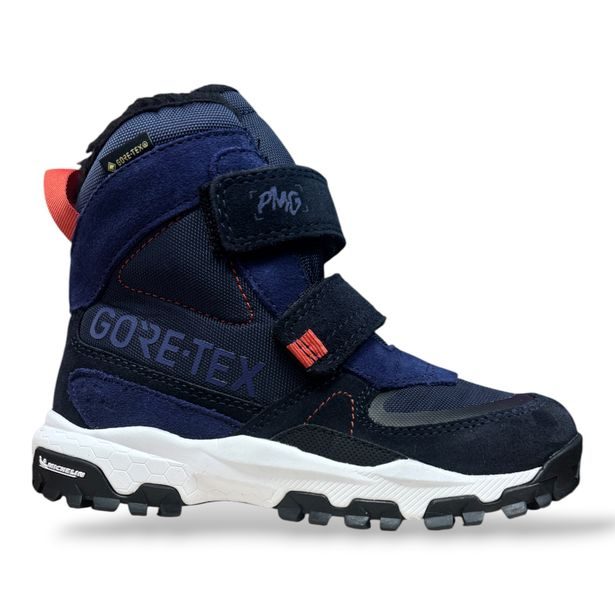Primigi GORE-TEX dětské kotníkové boty navy s Michelin podrážkou
