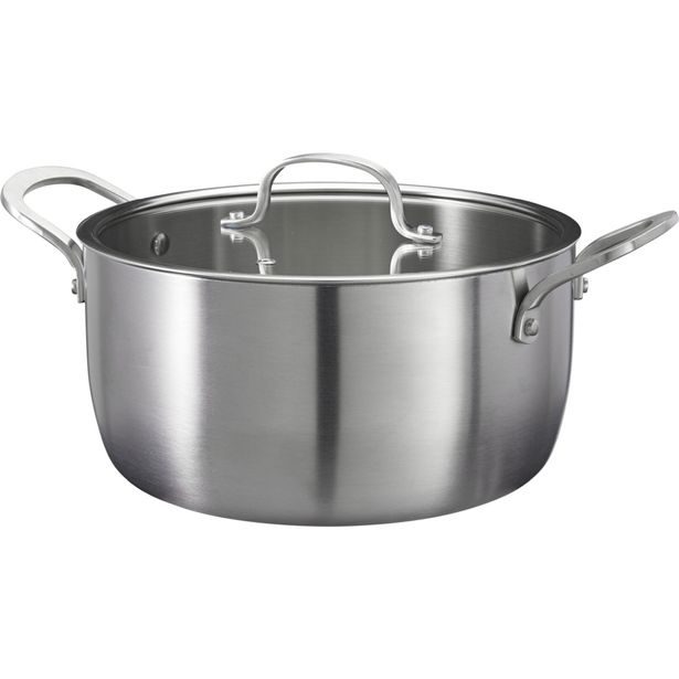 SIAKI HUISHOUD Kastrol nerez 25,5 cm s poklicí KO-C85000410