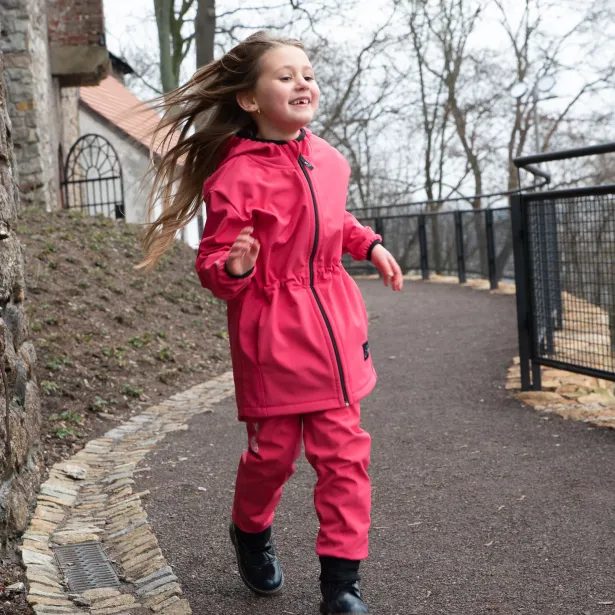 ESITO Dívčí parka Elega Pink - růžová / 86