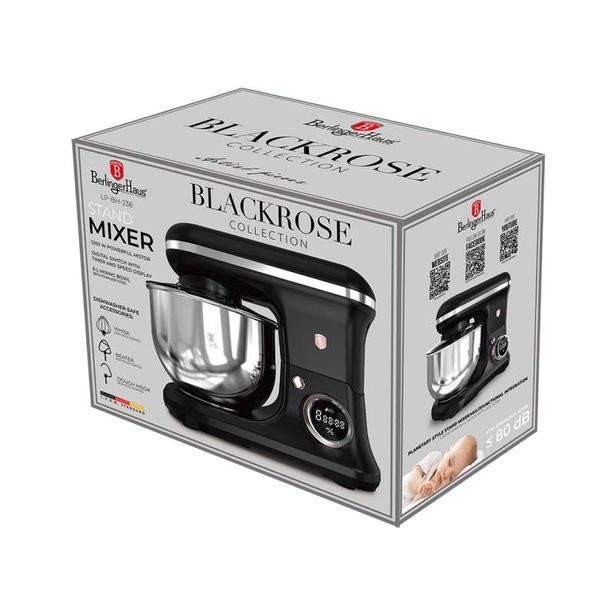 BERLINGERHAUS Kuchyňský robot 1200 W Black Rose Collection LP-BH-238