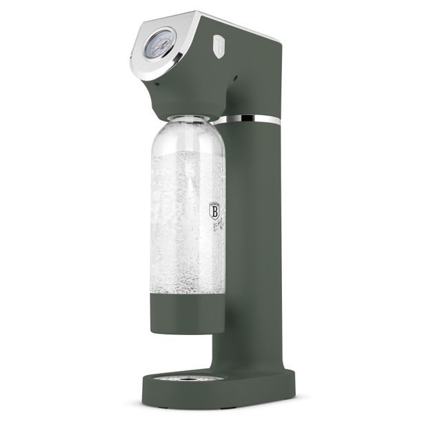 BERLINGERHAUS Výrobník sody SODABAR + 2 lahve Matte Green Collection BH-9785
