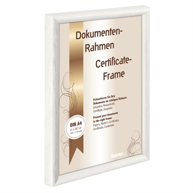 Hama rámeček dřevěný PHOENIX, bílý, 21x29,7 cm