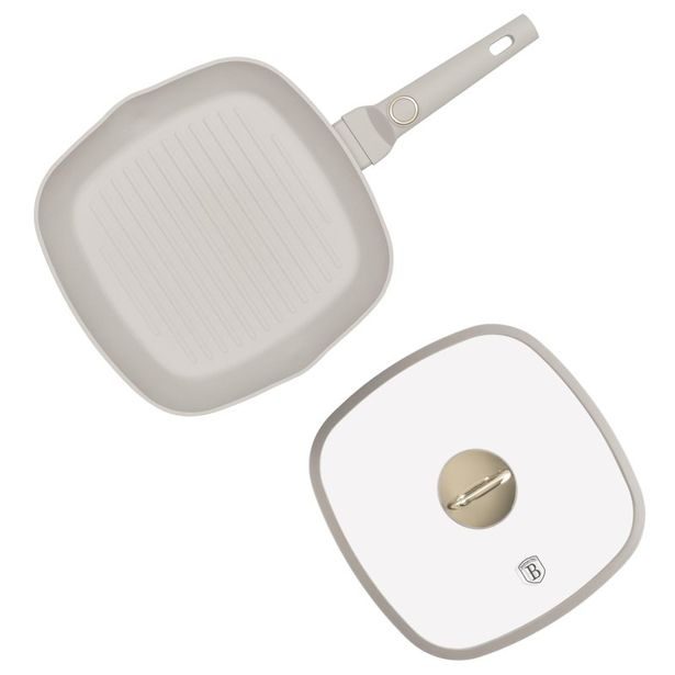 BERLINGERHAUS Pánev grilovací s titanovým povrchem a poklicí 28 cm Sahara Collection BH-8067