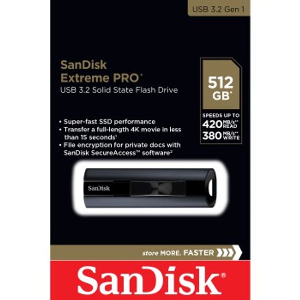 SanDisk Extreme PRO USB 3.1 512 GB