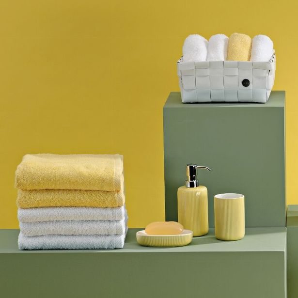 KELA Osuška LADESSA 100% bavlna žlutá 70x140 cm KL-23143