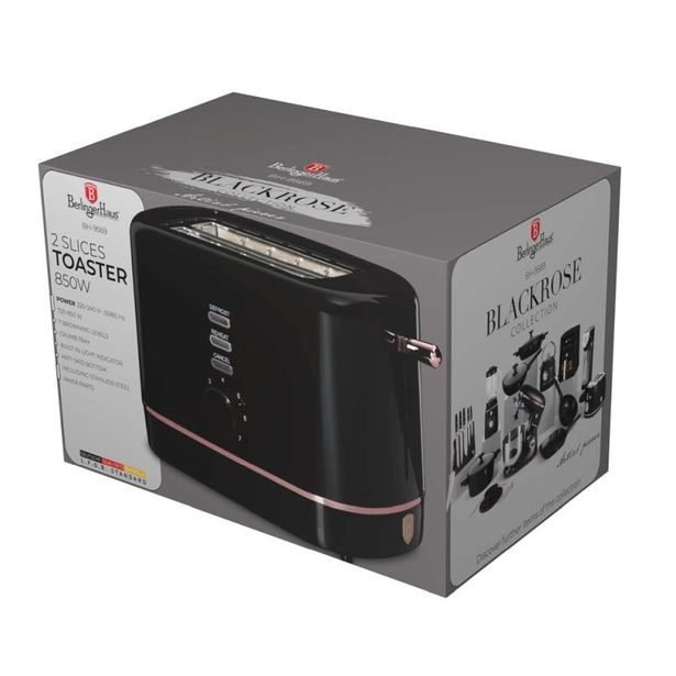BERLINGERHAUS Topinkovač nerez 850W Black Rose Collection BH-9569