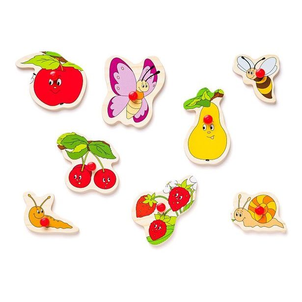 Disple. 12ks - Puzzle na doske "Detské motívy"