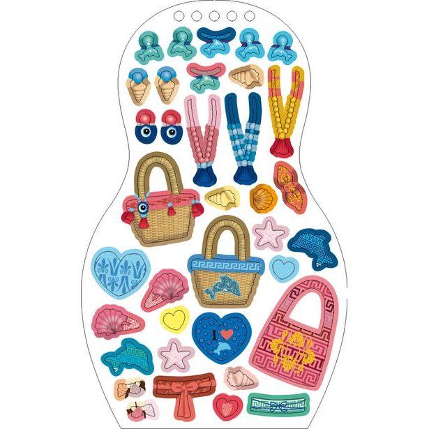 Oblékáme řecké panenky ELENA – Omalovánky Baagl