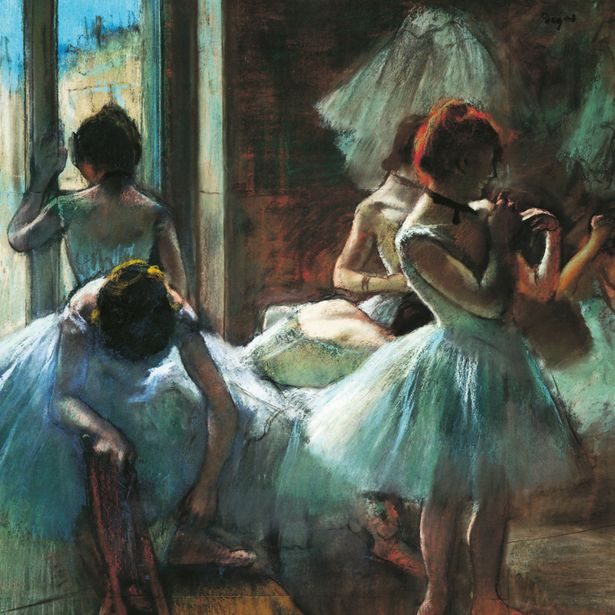 NOTIQUE Poznámkový kalendář Edgar Degas 2026, 30 x 30 cm