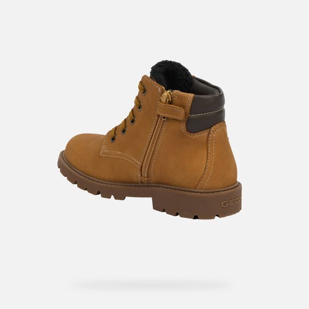 Hnědé chlapecké tenisky Geox Shaylax Boy