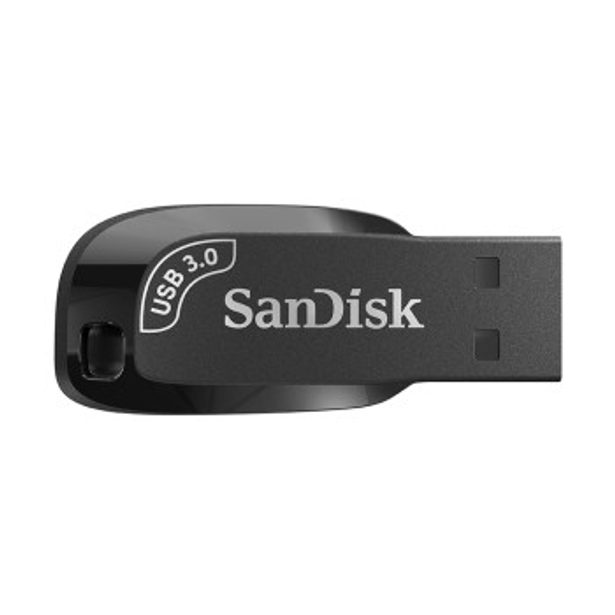 SanDisk Ultra Shift USB-A 3.0-Flashdrive, 64 GB