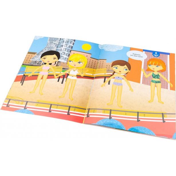 Šaty pro TEREZKU - kniha samolepek Baagl