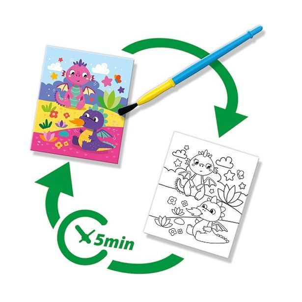 SES Malování štětcem a vodou - Fantasy