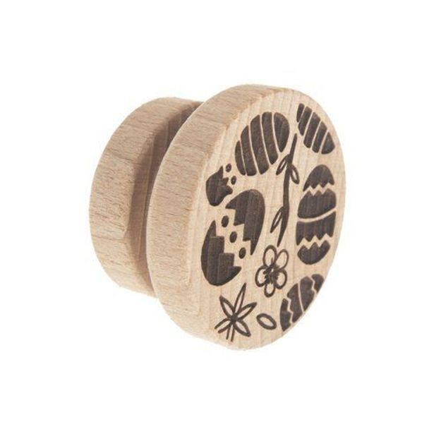 razítko na těsto VELIKONOCE, d 5,5cm, dřevo