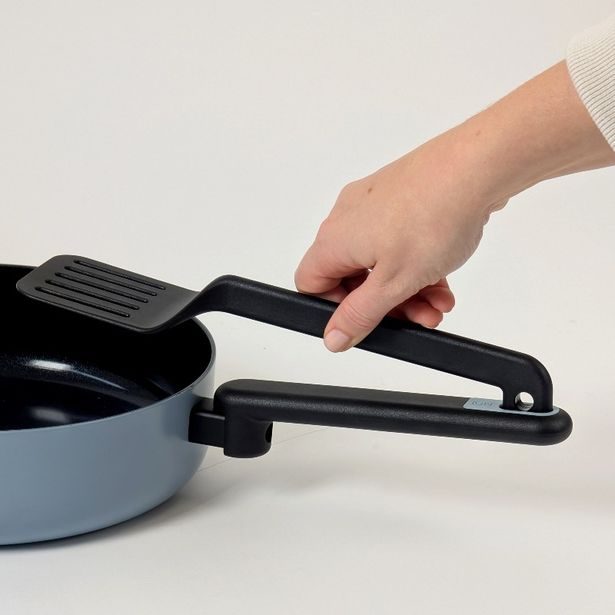 KELA Sada hrnců Mira s keramickým povrchem 5 ks, kouřově modrá KL-15200