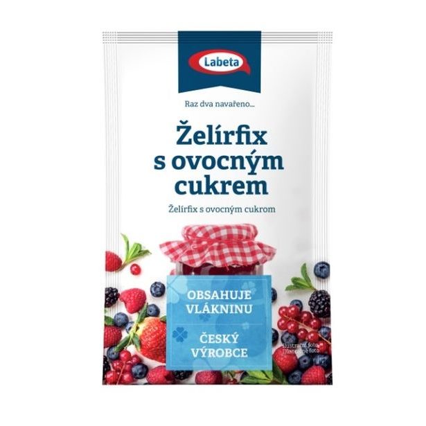 želírfix 20g s ovocným cukrem 1:1 QQ, sáček