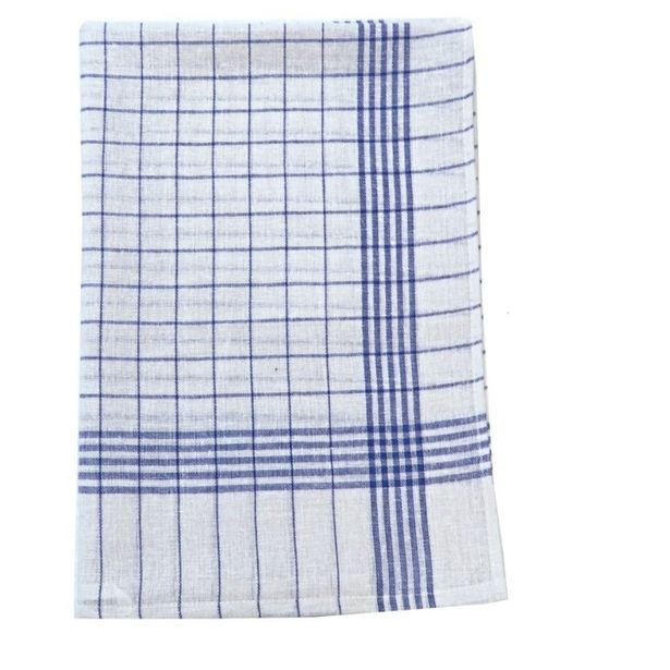 utěrka 10ks 70x50cm-KÁRO modré, AROME HOME, kuch., bavlna
