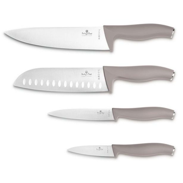 BERLINGERHAUS Sada nožů nerez 4 ks Taupe Collection BH-2960