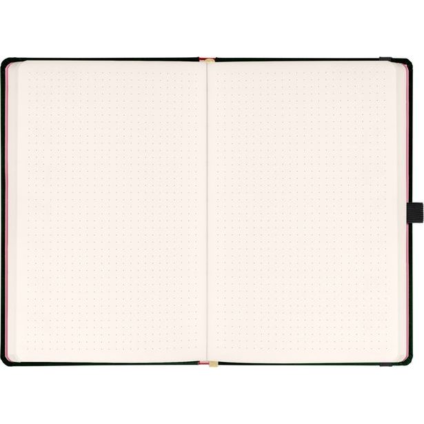 NOTIQUE Notes Růže Kateřiny Winterové, tečkovaný, 13 x 21 cm