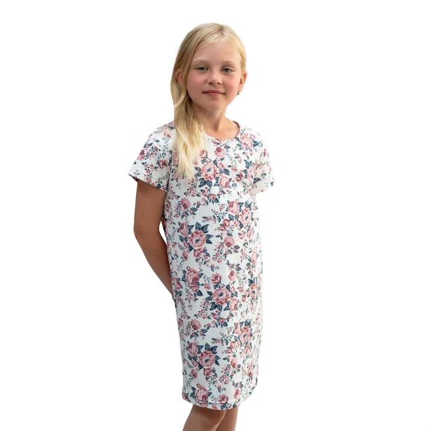 ESITO Dívčí noční košile Kouzelná Růže - slonová kost