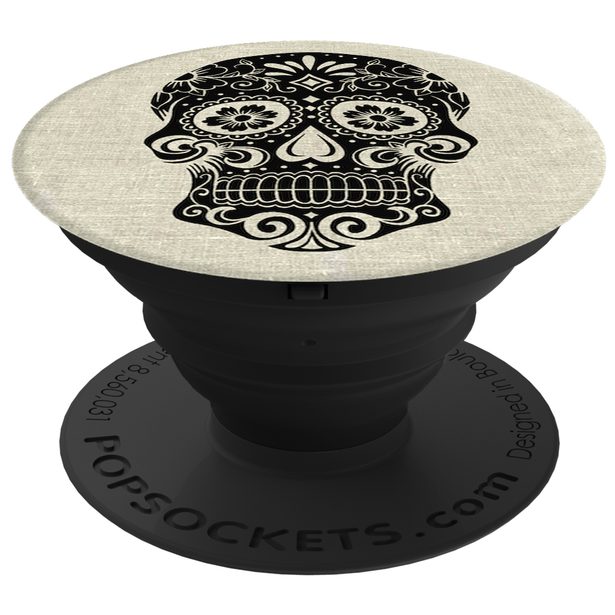 PopSocket Sugarskull on Linen