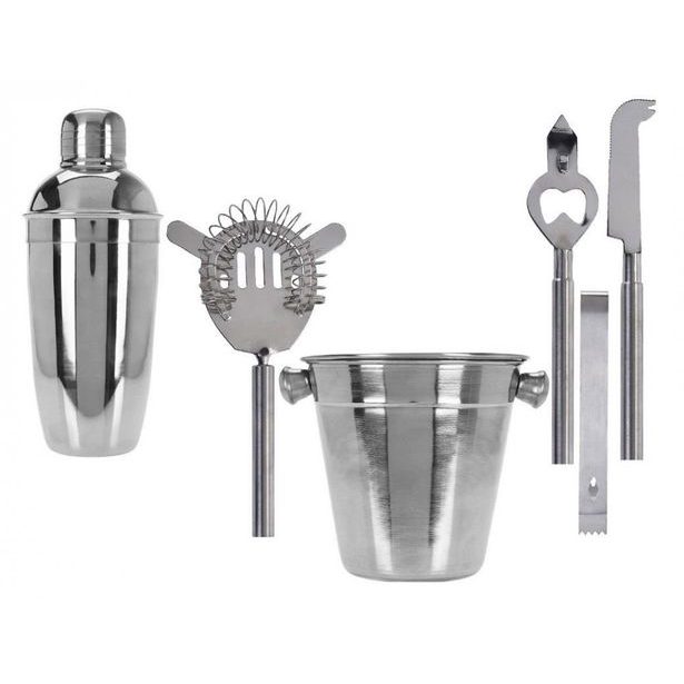 EXCELLENT HOUSEWARE Shaker na koktejly nerez sada 7 ks KO-A12405160