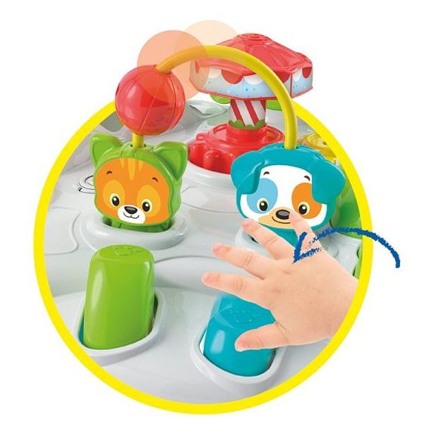 Clemmy baby - Veselý hrací stolek s kostkami a zvířátky