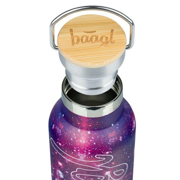 BAAGL Termoláhev s bambusovým víčkem Galaxy, 500 ml