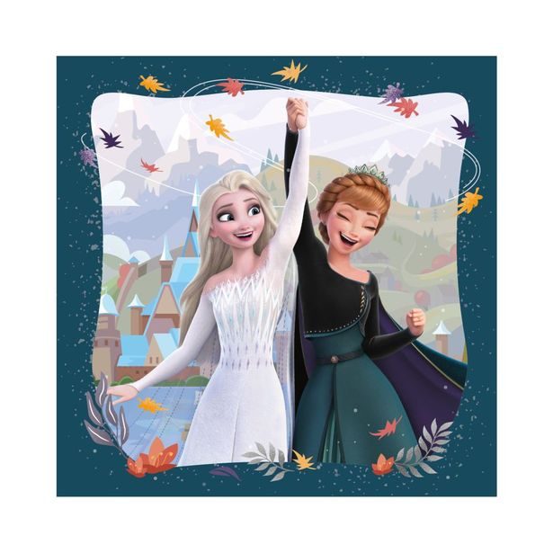 FROZEN: RADOSTNÝ PODZIM 3x55 Puzzle