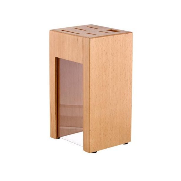 TORO BLOK NA NOŽE, BUKOVÉ DŘEVO, 21,6X12,7X10,8CM_hamashop