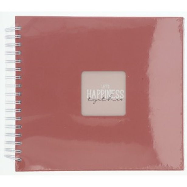 Hama album klasické spirálové FINE ART 28x24 cm, 50 stran, terra, bílé listy