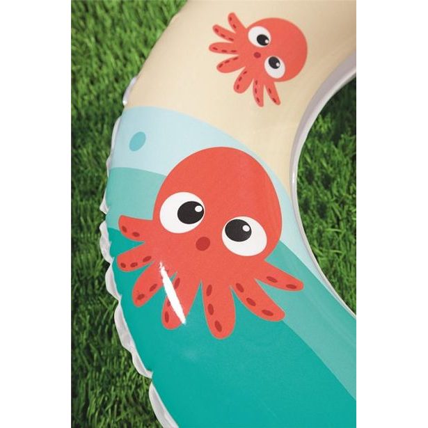 Nafukovací kruh - chobotnice, hvězdice, průměr 61cm