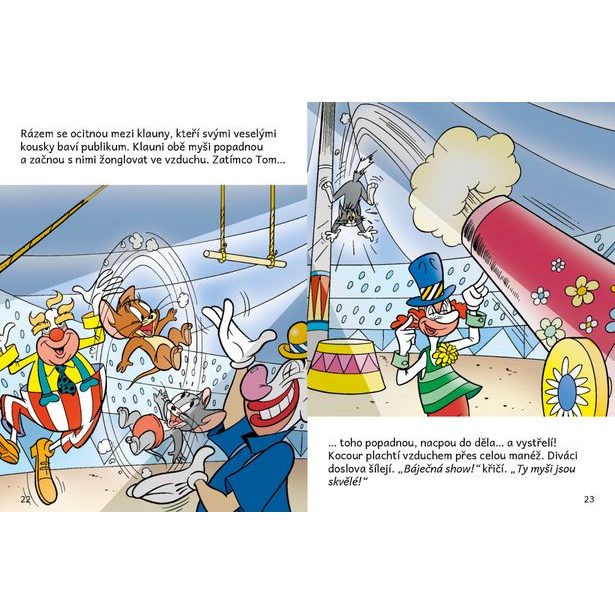 VELKÉ CIRKUSOVÉ DOBRODRUŽSTVÍ – Tom a Jerry v obrázkovém příběhu Baagl