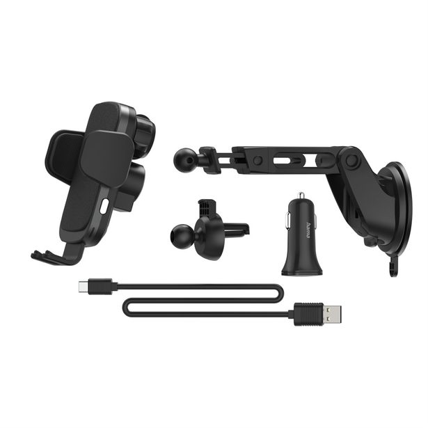 Hama FC-10 Motion, držák do auta s bezdrátovou nabíječkou Qi, nap. adaptér